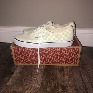 Authentic checkerboard vans